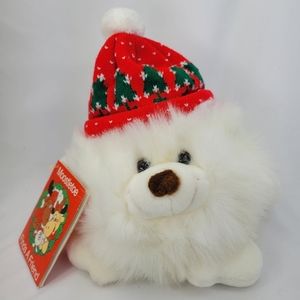 Commonwealth Toy Sno-Ball Moosetletoe Finds a Friend Christmas Plush Stuffed Toy
